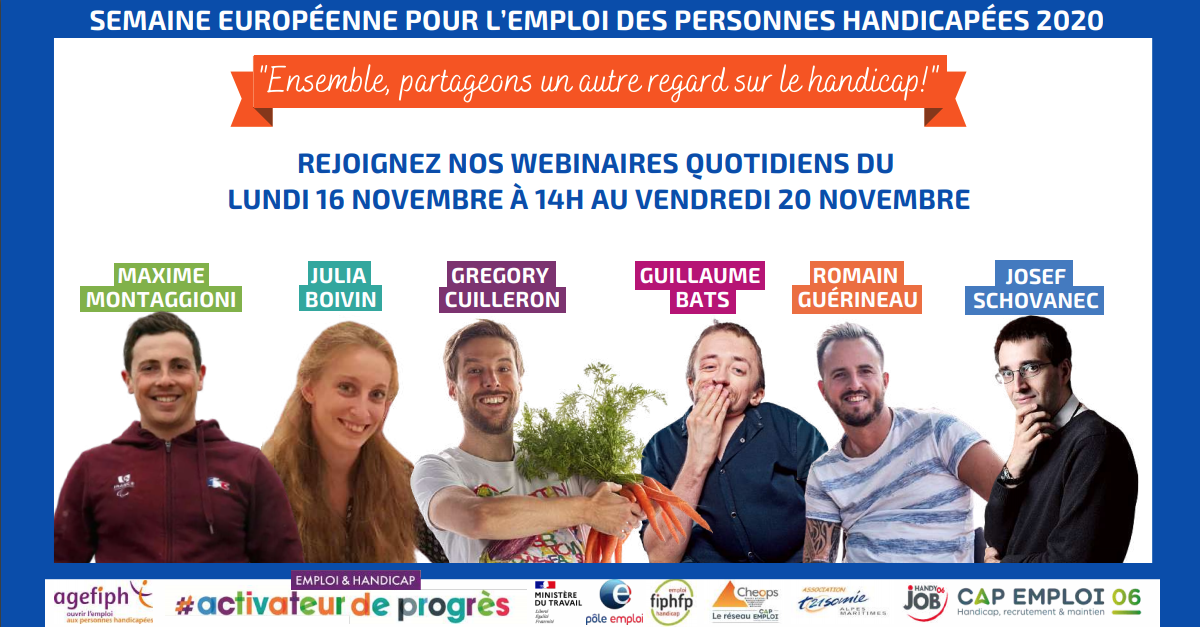 Semaine Européenne pour l'emploi des personnes handicapées 2020